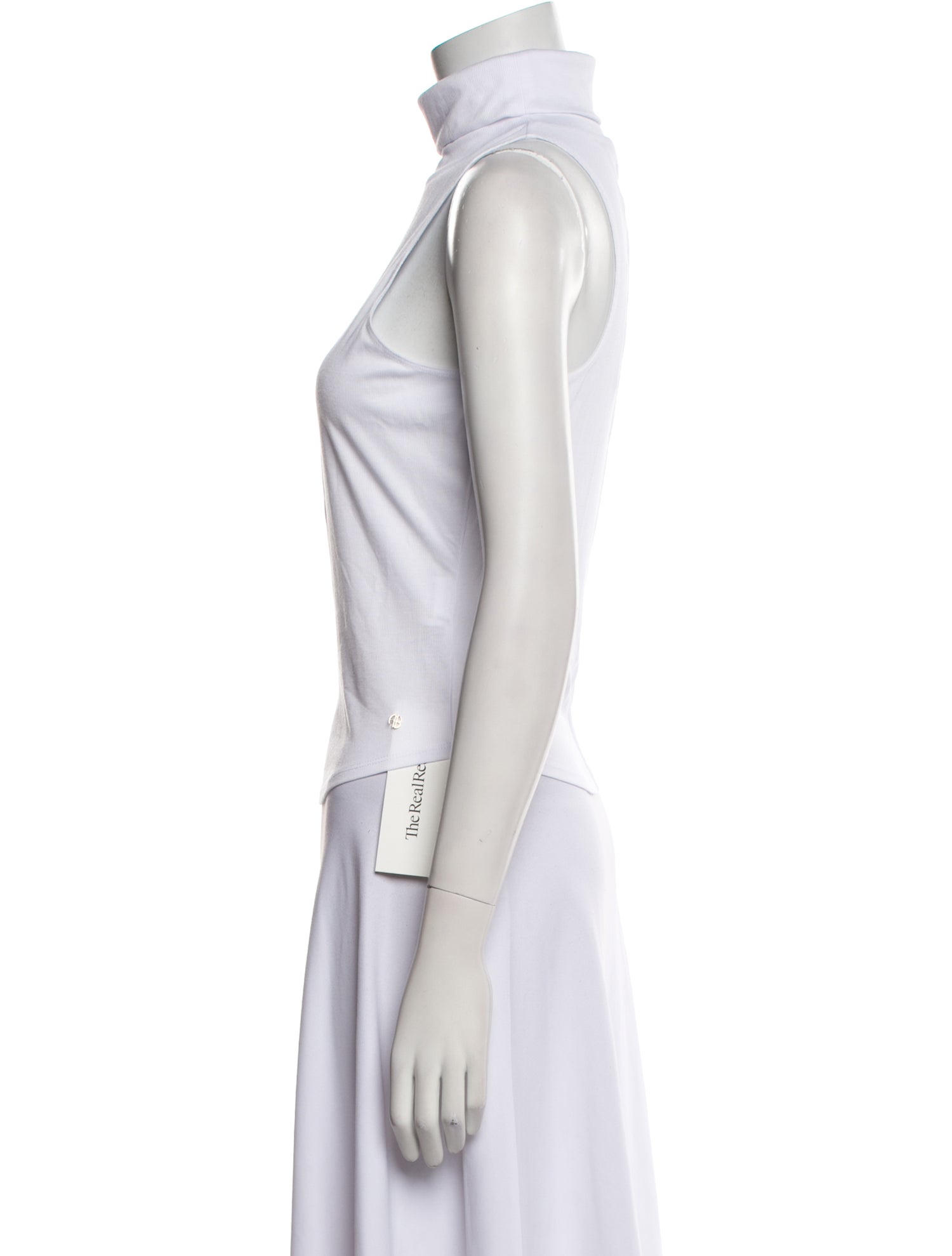 Anine Bing Turtleneck Sleeveless Top